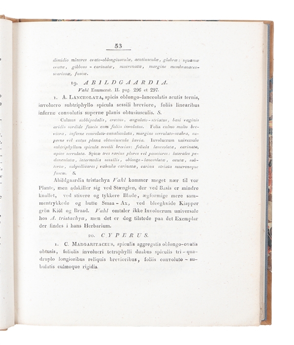 Beskrivelse af Guineiske Planter som ere fundne af Danske Botanikere, især af Etatsraad Thonning. (1.) - 2. Stykke. (Description of Plants from Guinea, found by Danish Botanists, mainly by Thonning). 2 vols. 