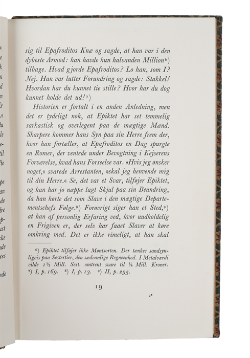 Epiktetos' Haandbog oversat og indledet.