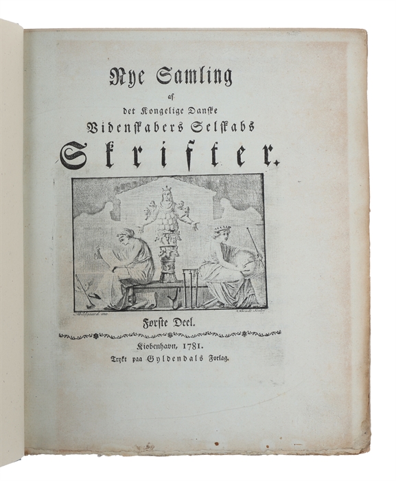 Nye Samling af det Kongelige Danske Videnskabers Selskabs Skrifter. Deel 1 - 5. (Volume 1 to 5 - all that was published). 
