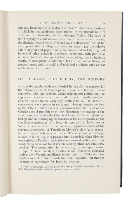 Montesquieu. A Critical Biography.