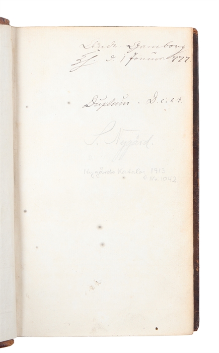 Kort Fortælning af de Vilde Folks fornemmeste Indretninger, Skikke og Meninger, til Oplysning af det menneskeliges Oprindelse og Fremgang i Almindelighed. (Brief Account of the Principal Institutions, Customs and Ideas of the Savage peoples, to Inform...