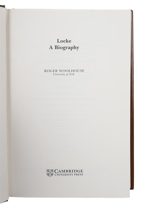 Locke. A Biography.