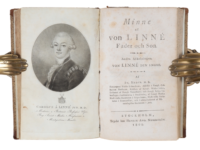 Minne af von Linné, fader och son. 2 parts. 
