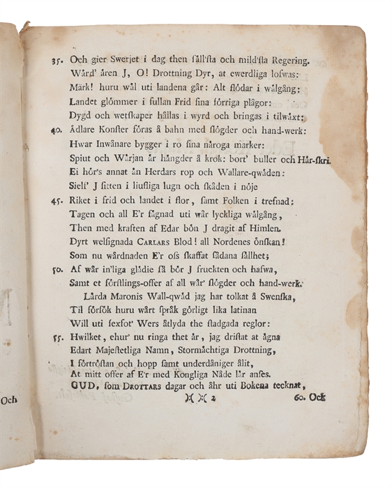 Ecloger eller Herde-qwäden, öfwersatte på swensk wers efter latinska prosodien, uti lika werse-slag, och lika många werser med originalet.