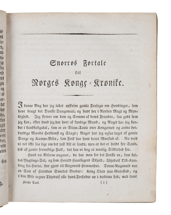Norges Konge=Krønike. Fordansket ved Nik. Fred. Sev. Grundtvig. 1.-3. deel.