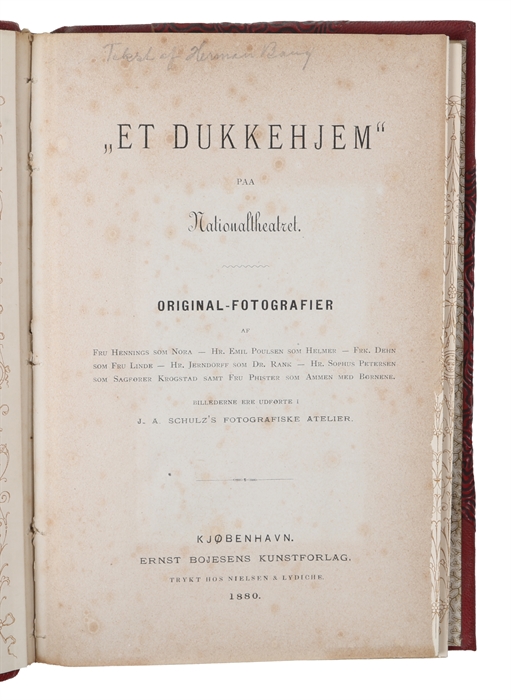 Et dukkehjem paa Nationaltheatret.