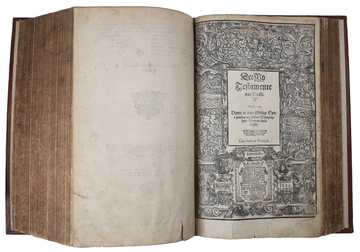 Biblia. Det er den gantske Hellige Scrifft Paa Danske igien offuerseet oc Prentet effter Salige oc høylofflige ihukommelse Kong Friderichs den II. Befalning. (3 parts).