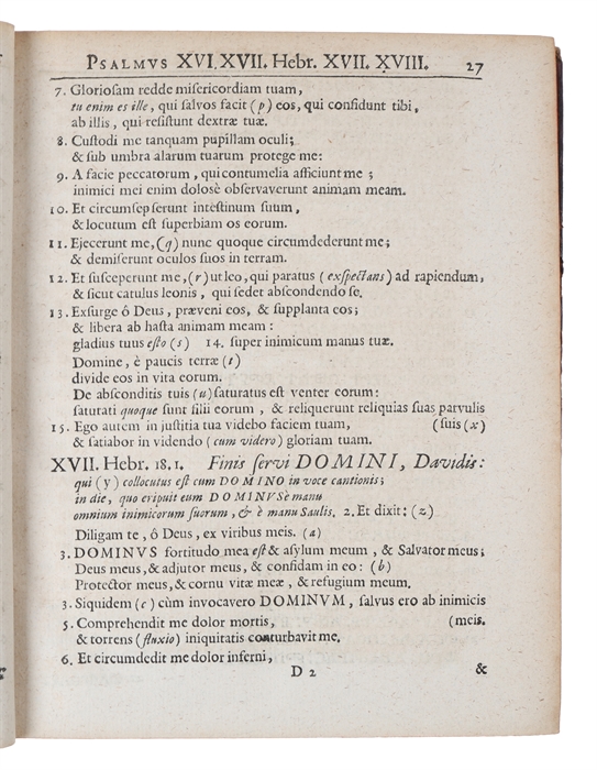 Masehafa mazemurate zaDawite [In Geez], hoc est psalterium Davidis Aethiopice et Latine...