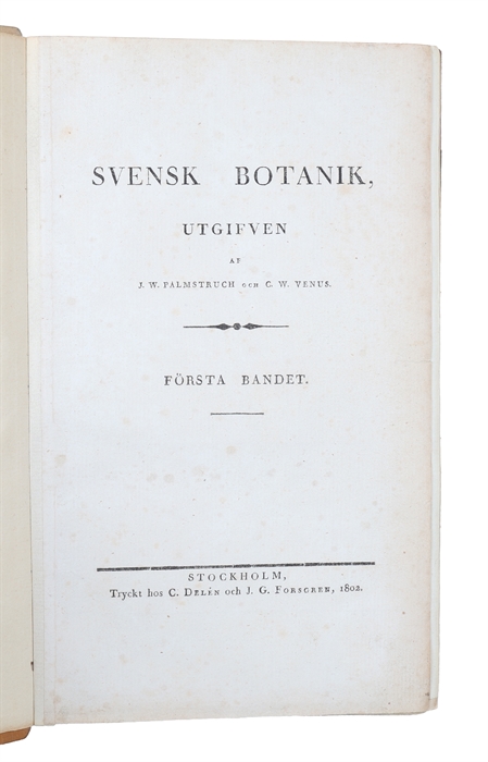Svensk Botanik. Vol. 1-10.