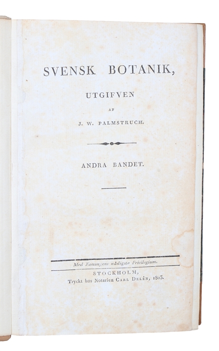 Svensk Botanik. Vol. 1-10.