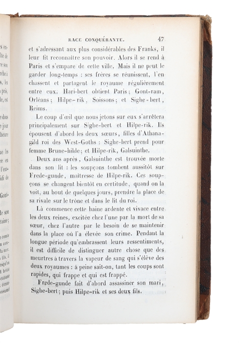 Gaule et France avec introduction aux scène historiques.