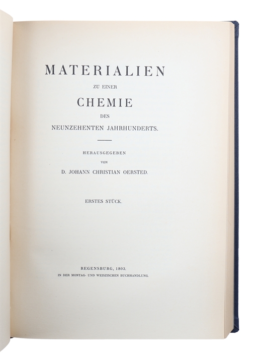 Naturvidenskabelige Skrifter. Samlet Udgave med to Afhandlinger om hans Virke ved Kirstine Meyer./ Scientific Papers. Collected Edition with two Essays on his Work by Kirstine Meyer. 3 vols. 