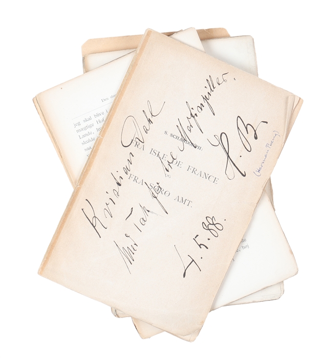 Fra Isle de France og fra Sorø Amt. Fire Fortællinger. 