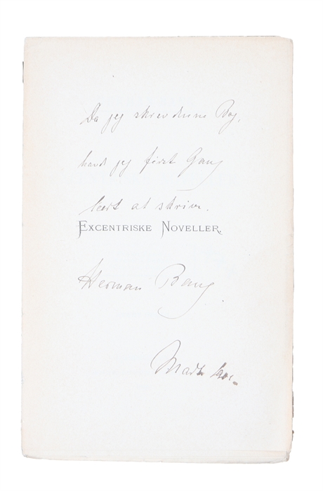 Excentriske Noveller.