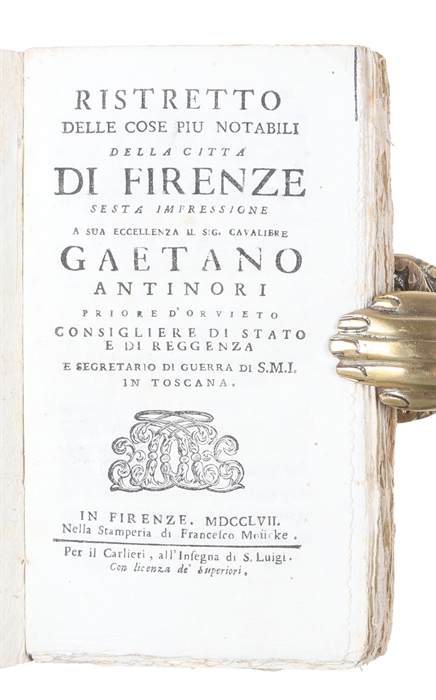 Ristretto delle cose più notabili della città di Firenze