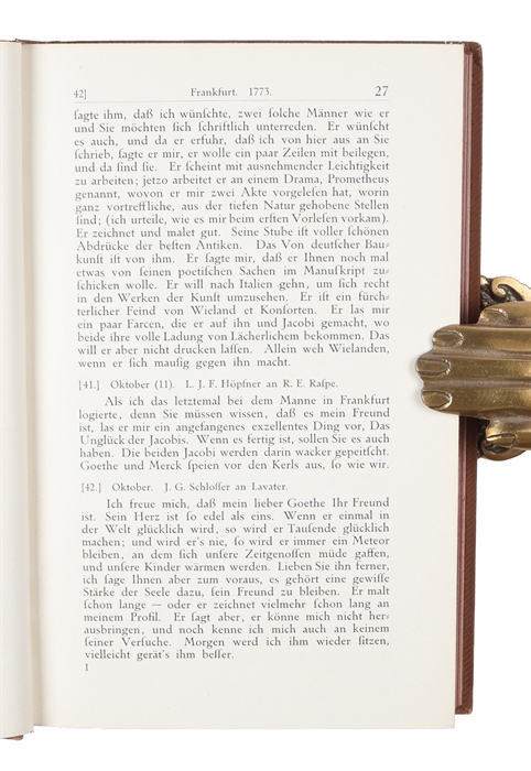 Goethes Gespräche. Gesamtausgabe. Unter Mitwirkung von Max Morris, Hans Gerhard Gräf und Leonhard L. Mackall. Zweite, durchgesehene und stark vermehrte Auflage. 5 vols. 