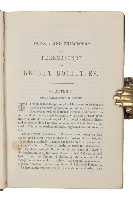 History and Philosophy of Freemasonry and Other Secret Societies.