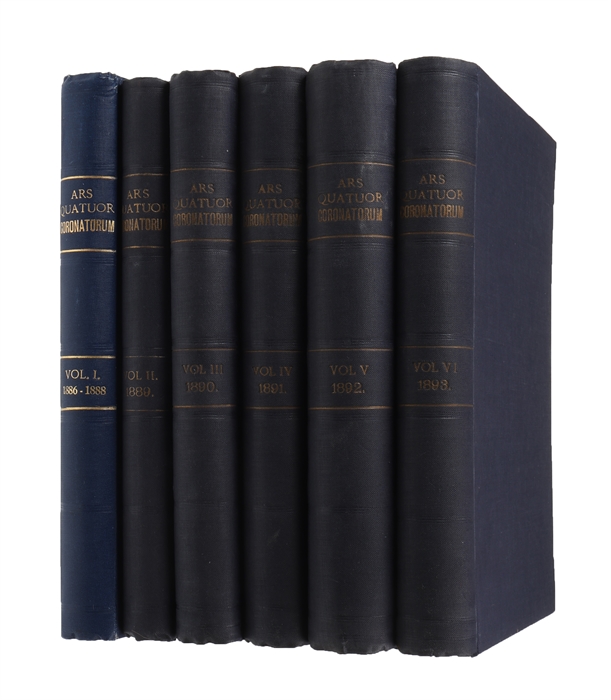 Ars Quatuor Coronatorum, being the Transactions of the Lodge Quatuor Coronati, no. 2076, London. Vols. 1 - 135 (1886 - 2022)