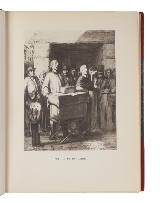 Daumier, peintre et lithographe.
