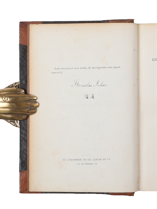 Les Avadânas, contes et apologues indiens inconnus jusq'a ce jour, suivis de fables, de poésies et des nouvelles chinoises. Traduits par M. Stanslas Julien. 3 tomes. 