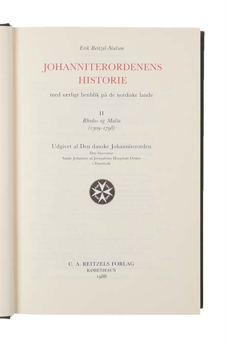 Johannitterordenens historie. Bd. 1-2 (ud af 3).
