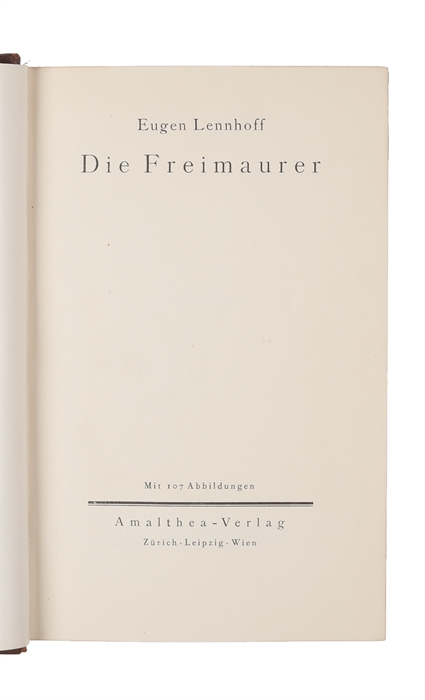 Die Freimaurer.