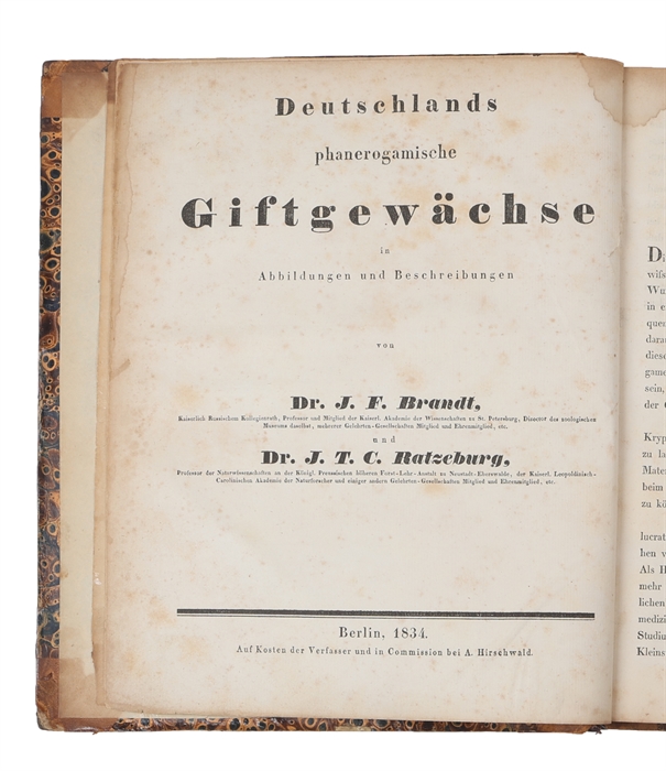 Deutschlands phanerogamische Giftgewächse in Abbildungen und Beschreibungen.