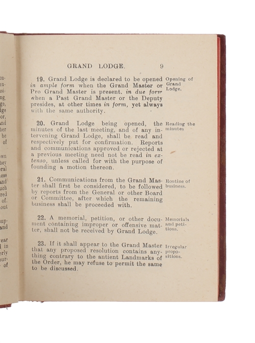 Grand Lodge of Mark Master Masons of England, Wales and the Dominions and Dependencies of the British Crown, Constitutions and Regulations for the government of the degrees of Mark Master Mason and Royal Ark Mariner, Published under the Authority of t...