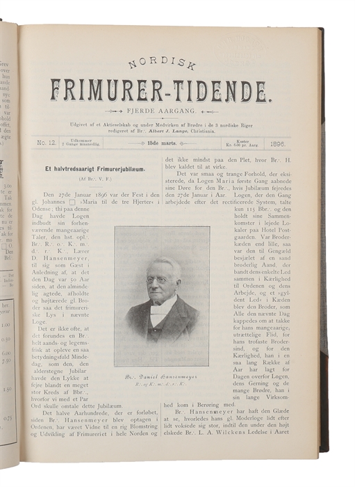 Nordisk Frimurer-Tidende. Fjerde Aargang.