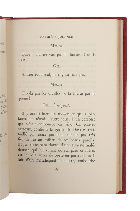 La dévotion de la croix. pi|ece en trois journées. Texte francais d'Albert Camus. 