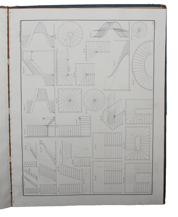 Atlas vom LXIII Platen, behoorende bij de Handleiding tot de Kennis der burgerlijke en militaire Bouwkunst.