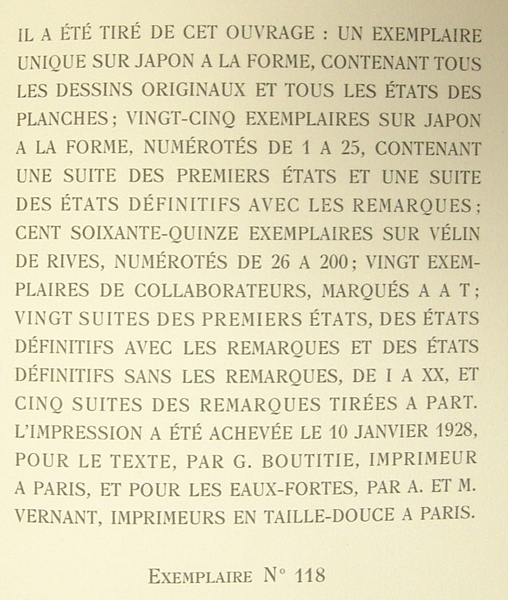 Colette Baudoche. Histoire d'une jeune Fille de Metz. Eaux-Fortes de P.-A. Bouroux. Paris, Chez L'Artiste, 1928.
