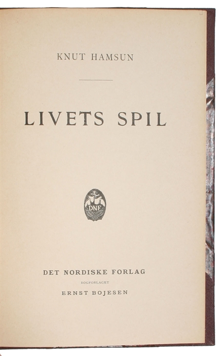 Livets Spil. K.,1896.