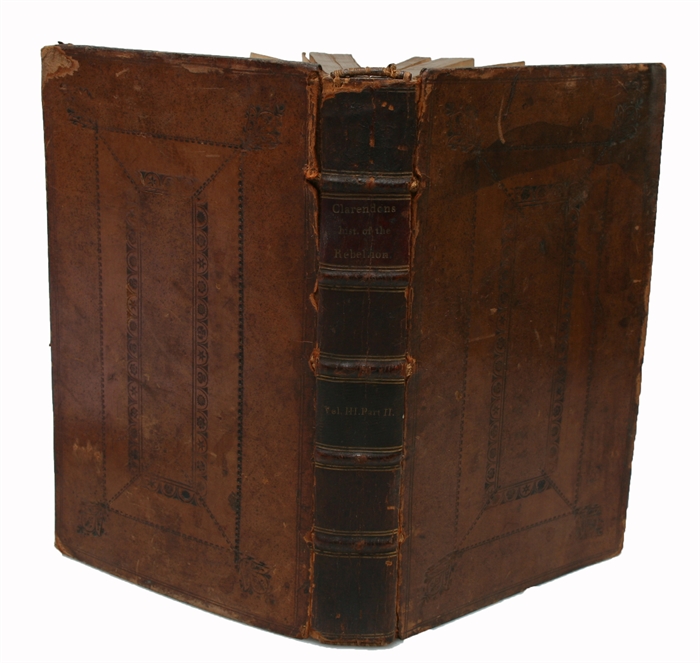 The History of the Rebellion and Civil Wars in England. Begun in the Year 1641. With the precedent Passages, and Actions...and Return upon the 29th of May, in the Year 1660. 3 vols. (in 6 Parts). Oxford, J. Batley, 1721-20.