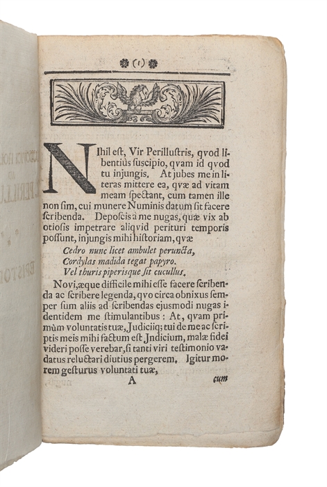 Opuscula quædam latina, Epistola I, cujus nova hæc editio prioribus est emendatior. Epistola II. Quinque libri epigrammatum.