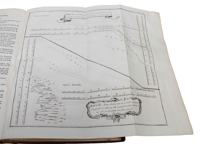 Art de la Guerre par Principes et par Régles. Mis au Jour par Mr le Marquis de Puysegur, son Fils. Nouvelle Edition. 1.-2. Partie.