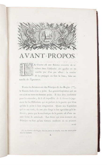 Les Reveries ou Memoires sur l'Art de la Guerre... Dediés a Messieurs les Officiers Generaux Par Mr. de Bonneville.