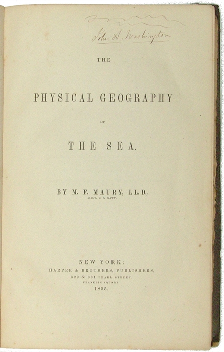 The Physical Geography of the Sea.