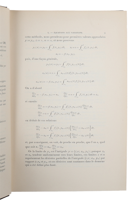 Cours D'Analyse Mathématique. 3 tomes.