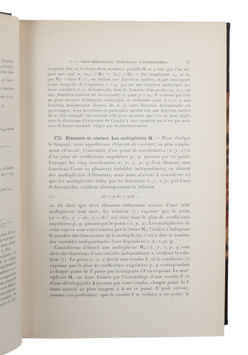 Cours D'Analyse Mathématique. 3 tomes.