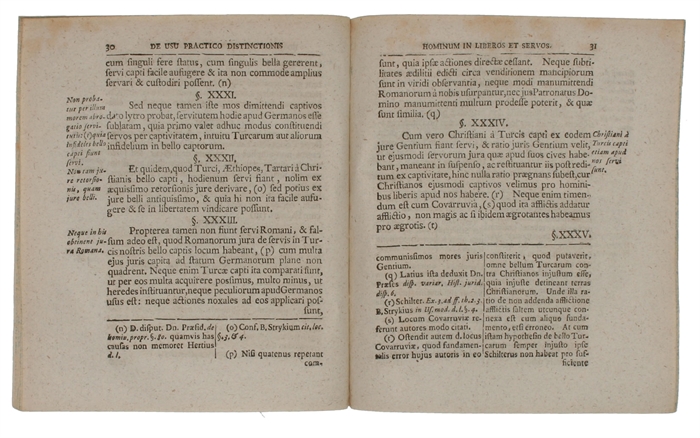 Dissertatio Inauguralis De Usu Practico Distinctionis hominum in ingenuos et libertinos,...Praeside Christiano Thomasio...pro Licentia...Doctoralia...