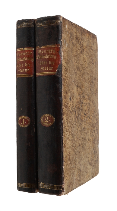 Betrachtung über die Natur, mit Anmerkungen und Zusätzen herausgegeben von Johann Daniel Titius. Fünfte Auflage. 2 Bde.