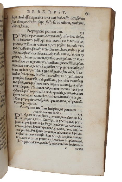 De Re Rustica libri, Per Petrum Victorium, ad veterum exemplarium fidem, suæ integritati restituti
