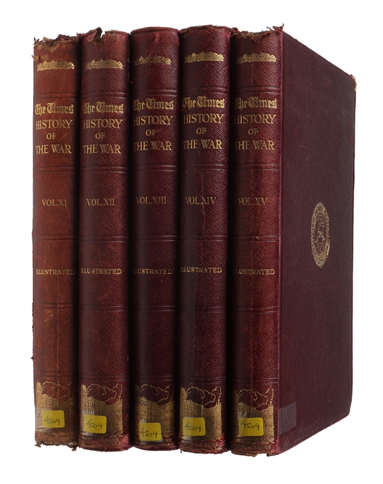 The Times History of the War. 22 vols. (including Index).