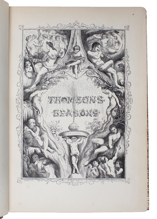 The Seasons. Engraved Illustrations From Designs Drawn On Wood by John Bell.And With a Life of the Author by Patrick Murdoch. Edited by Bolton Corney.