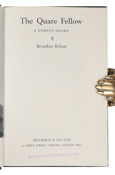 The Quare Fellow. A Comedy-Drama.