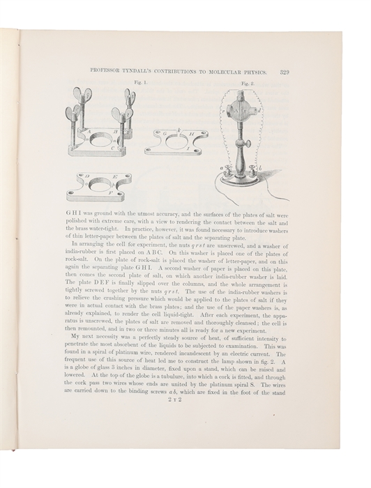 The Bakerian Lecture. - Contributions to Molecular Physics. - Being the Fifth Memoir of Researches on Radiant Heat. Received March 17,- Read March 17, 1864.