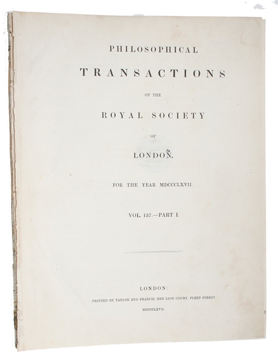 "On the Dynamical Theory of Gases." Received May 16, - Read May 31, 1866.