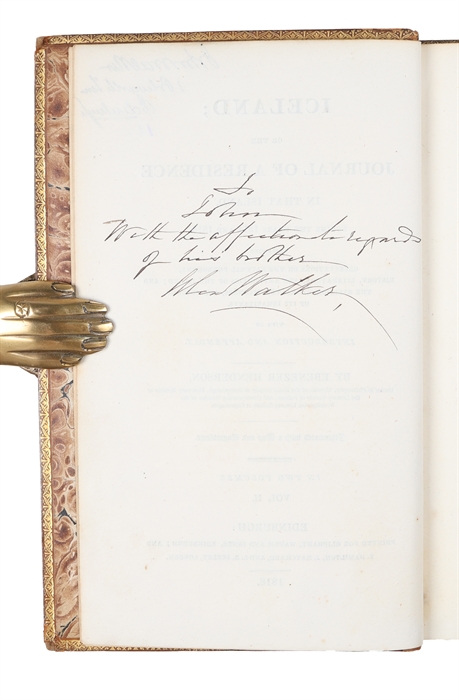 Iceland; or the Journal of a Resideence in that Island, during the Years 1814 and 1815. Containing Observations on the Natural Phenomena, History, Literature, and Antiquities of the Island....With an Introduction and Appendix. Vol. II (of 2).