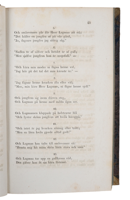 Svenska Fornsångar. En Samling af Kämpavisor, Folk-Visor, Lekar och Dansar, samt Barn- och Vall Sångar. Första- (Tredje) Delen. 3 Bd. (komplet).